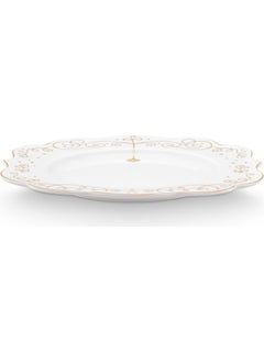 Pip Studio Royal Gold White White Porcelain Cake Plate 17 cm  - Image 2