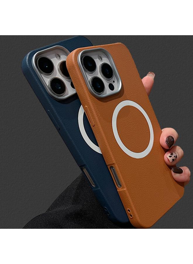 Zaboon Case For iPhone 11 Leather Texture Design MagSafe Full Coverage Phone Case - Image 5