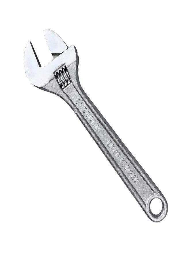 Eastman Adjustable Wrenches Set Of 1Pcs, 10/250 Mm, Phosphate Finish Fully Hardened And Tempered Plumbing Tools, Adjustable Wrench for All Nut Sizes, Black Phosphate Coating (E-2050) - Image 1