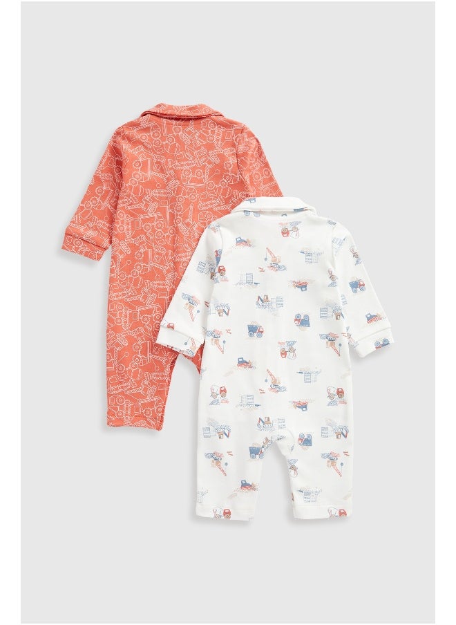 mothercare - Vehicles Pyjamas - 2 Pack - Image 1