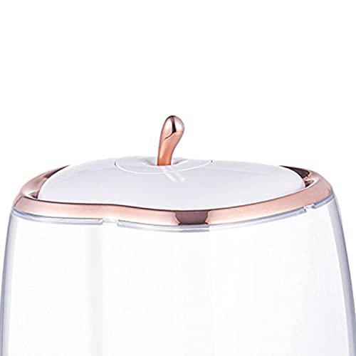 Matiko Rice Dispenser, Rice and Food Container Storage 10 kg, Grains and Dry Food Dispenser with Airtight Lid and Measuring Cup, Suitable for Rice, Grains and Coffee (apple rice dispenser 10kg) - Image 4