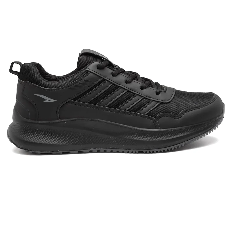 Asian Black Running Shoes for Men and Boys
