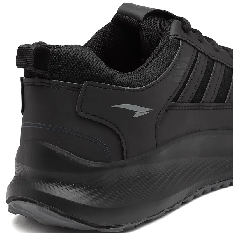 Asian Black Running Shoes for Men and Boys
