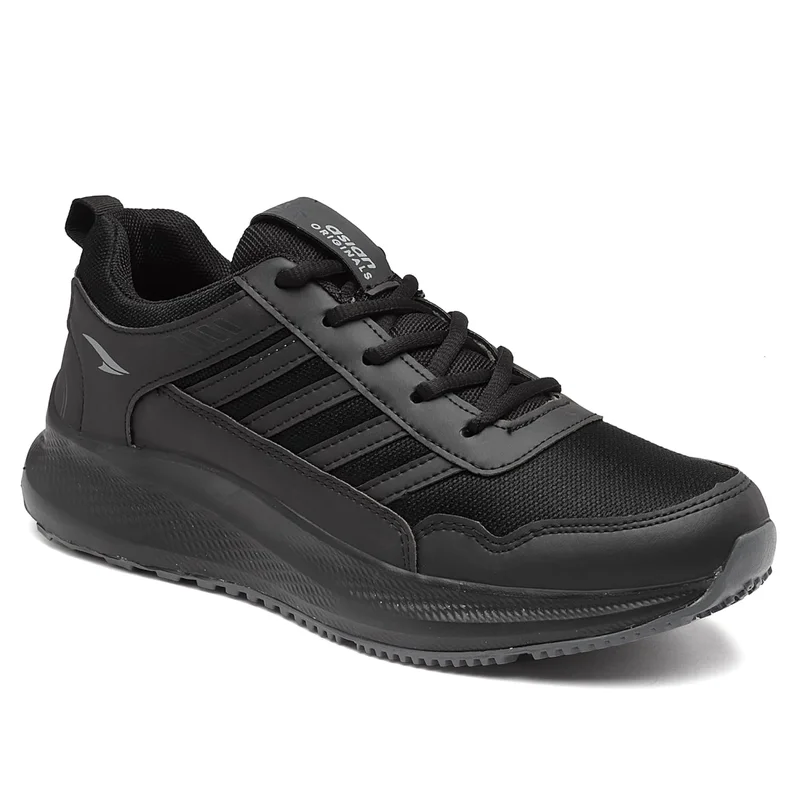 Asian Black Running Shoes for Men and Boys