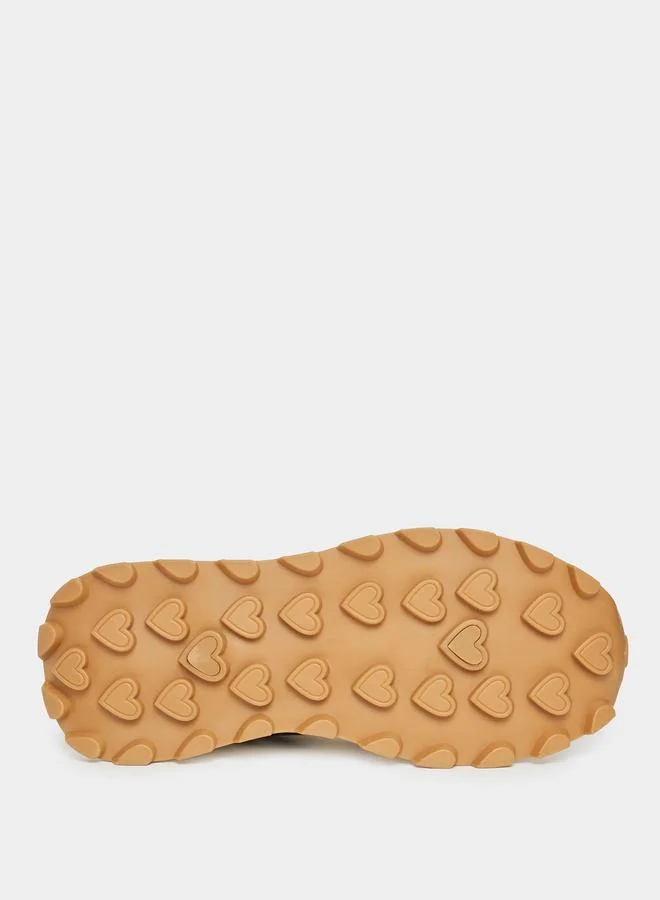 Styli Styli Striped Detail Gum Sole Sneakers