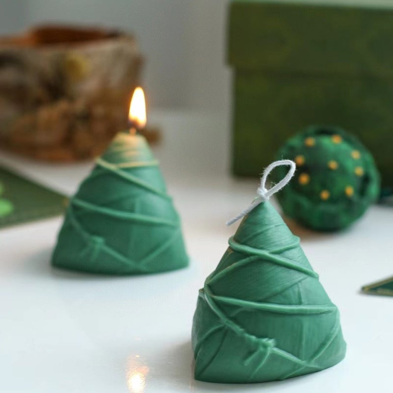 Dragon Boat Festival Zongzi Fragrance Candle Atmosphere Decoration Eternal Flower Car Hanging Mugwort Sachy Bag Essential Oil Hand-Woven Gift - Image 3