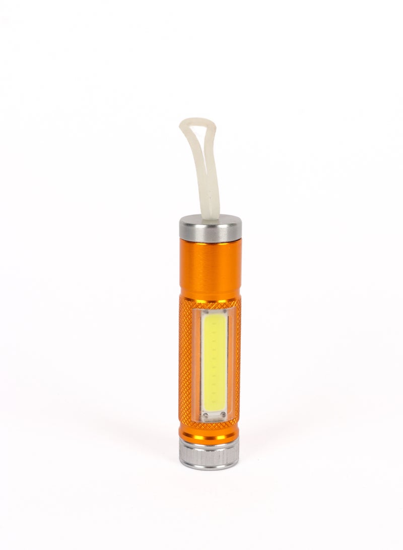 LUSTER 2pc Small flashlight with silicone hook orange - Image 2