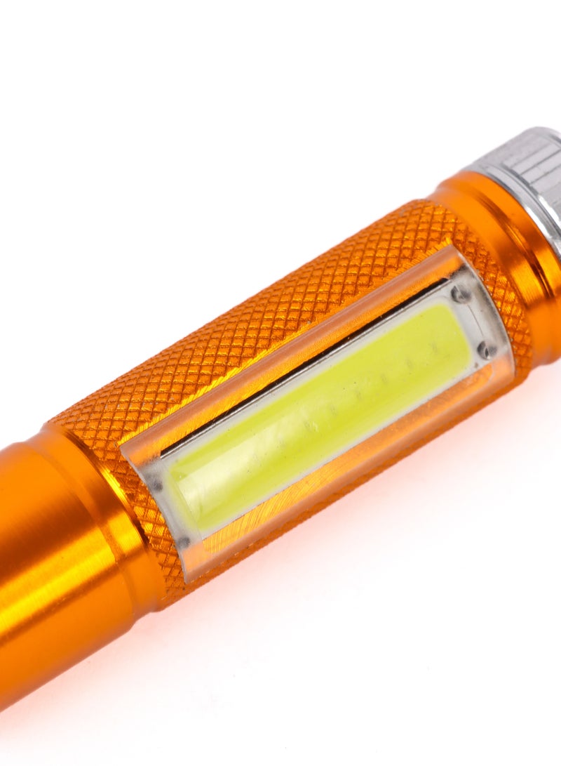 LUSTER 2pc Small flashlight with silicone hook orange - Image 5