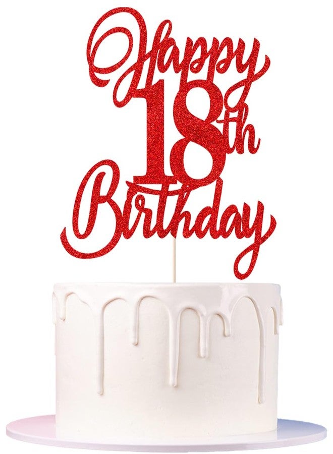 Auteby Happy Birthday Cake Topper,for Celebrating Happy Birthday Anniversary Theme Party Cake Decorations (18) - Image 1
