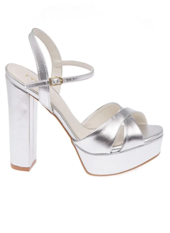 فايور Metallic Platform Heel