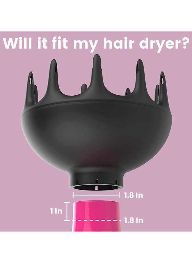 Loquat Professional Orchid Large Hair Diffuser For Curly And Natural - Image 2