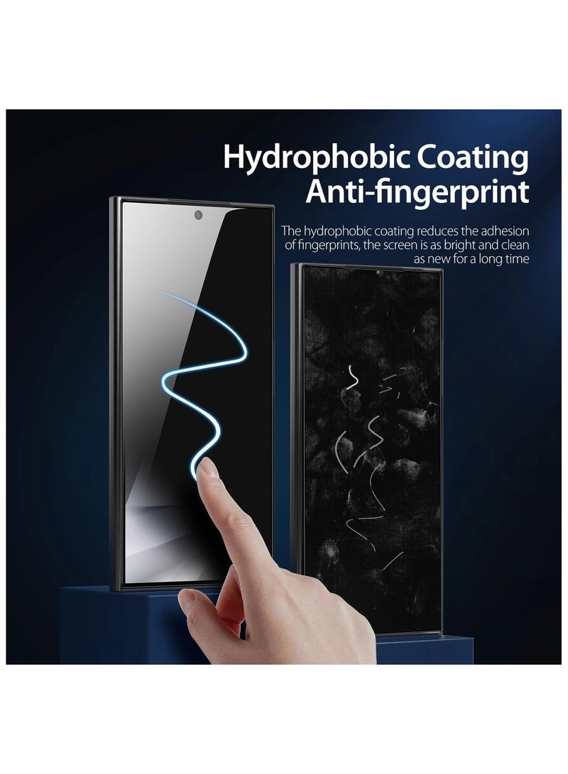 Privacy Screen Protector for Samsung Galaxy S25 Plus 6.7inches, Anti-Scratch, High Transparency, Anti-fingerprint, Premium Screen Protector Tempered Glass - Image 3