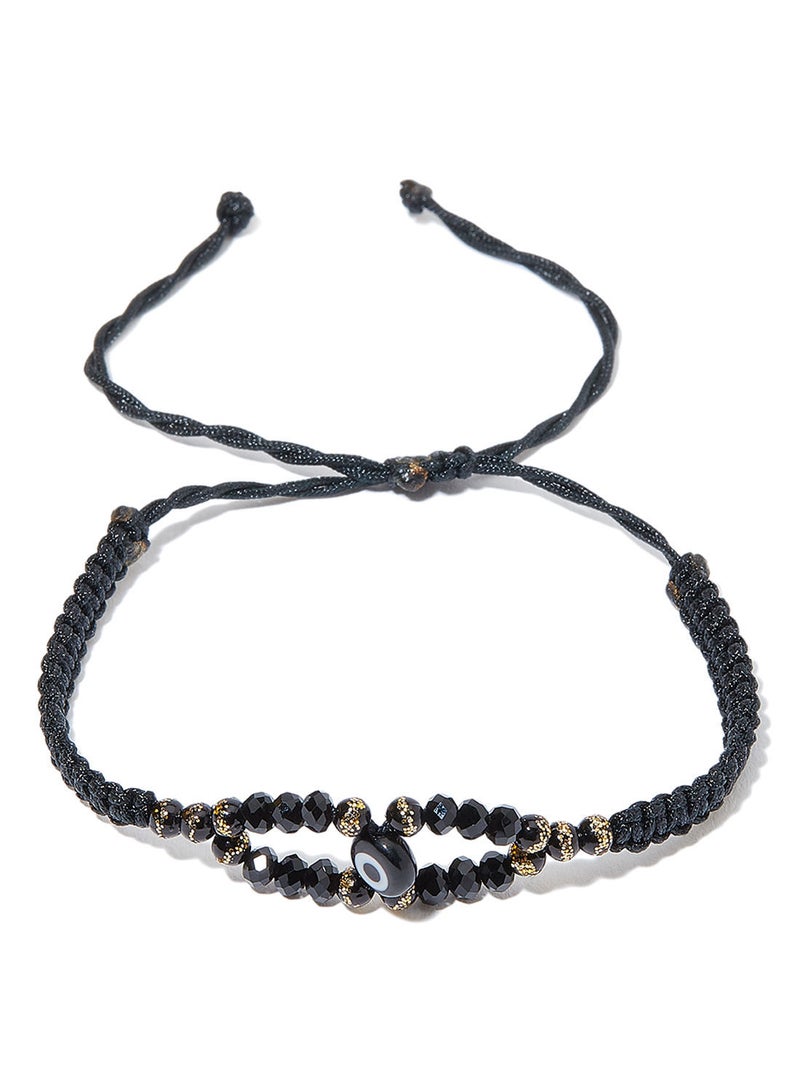 NIBEMINENT Colored Threads and Beads Bracelet  - Image 1