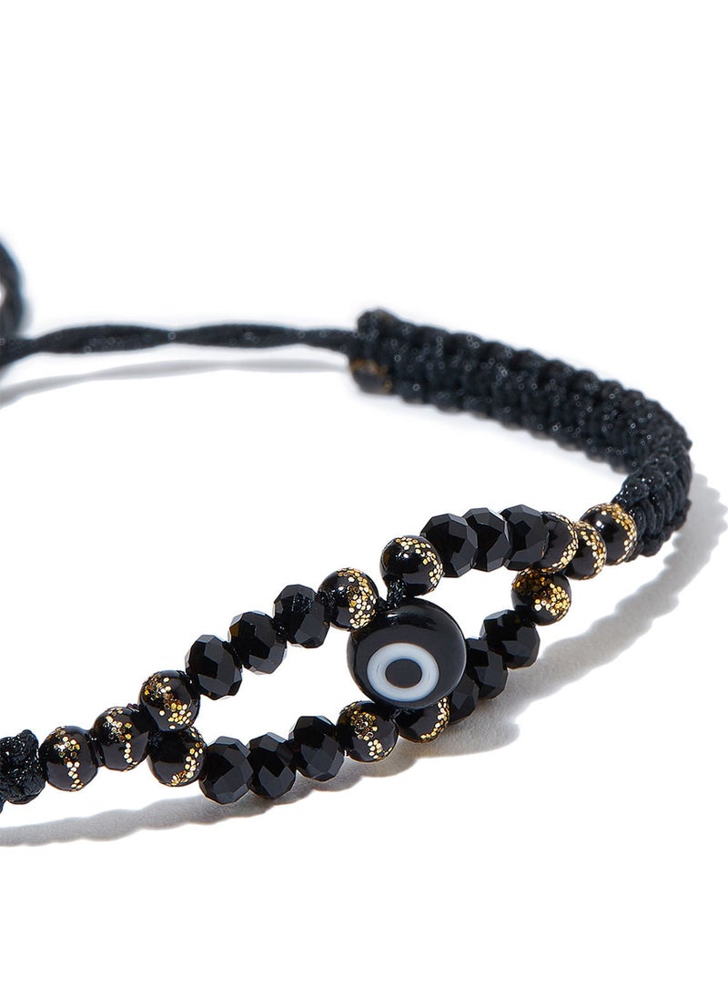 NIBEMINENT Colored Threads and Beads Bracelet  - Image 2