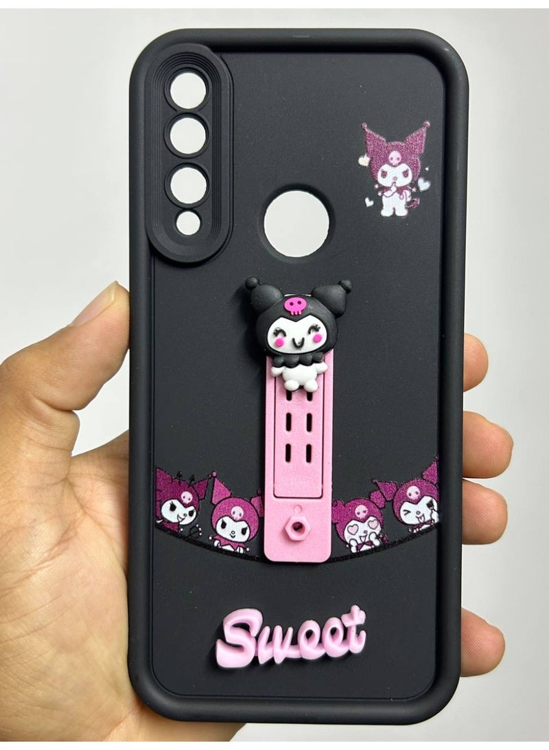 جراب خلفي بتصميم كرتوني جديد عليه كلمه Sweet متوافق مع هاتف Huawei Y9 Prime 2019 - Image 3