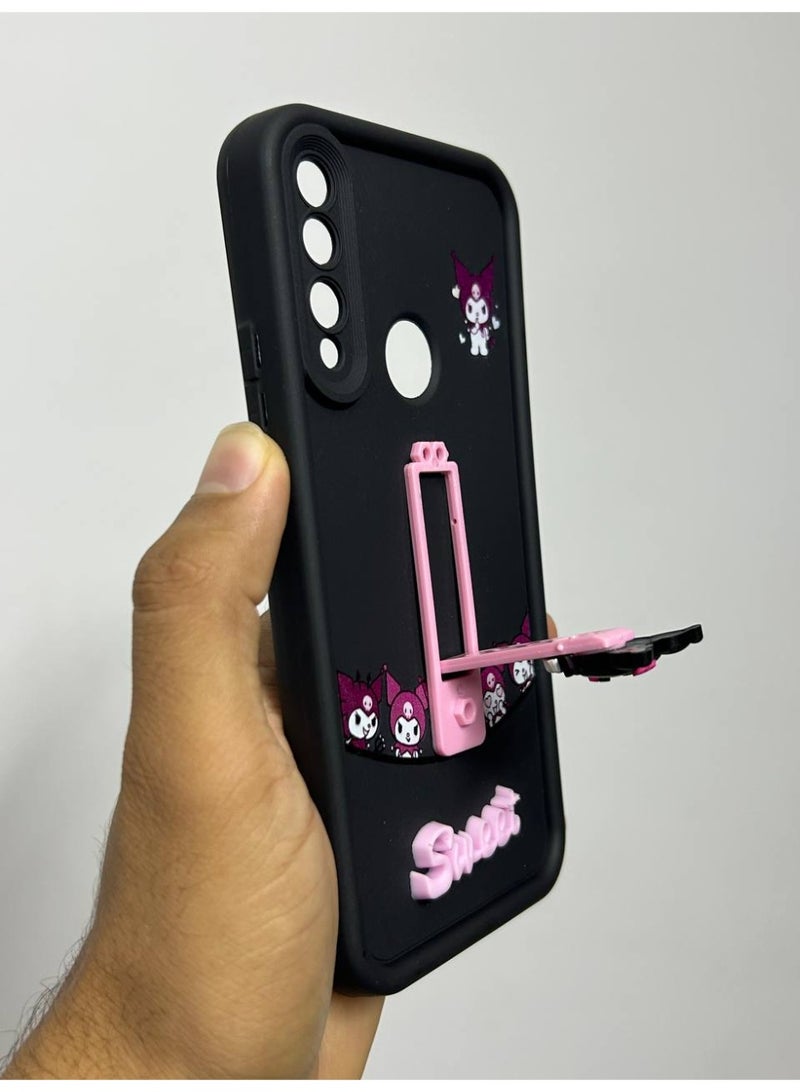 جراب خلفي بتصميم كرتوني جديد عليه كلمه Sweet متوافق مع هاتف Huawei Y9 Prime 2019 - Image 2