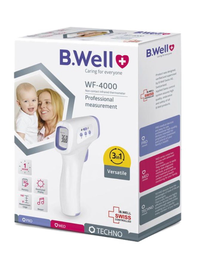 B.Well Non-Contact Infrared Thermometer – WF 4000 - Image 1