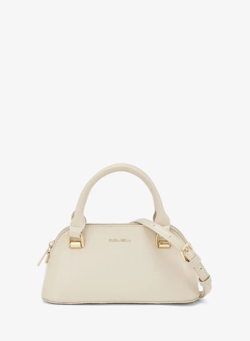 Textured Crossbody Bag With Detachable Strap