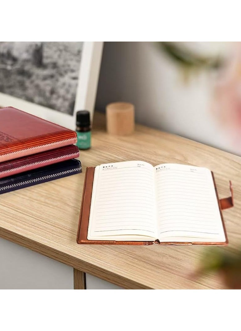 Generic - Leather Ruled Notebook Journal 300 Page with Pen Loop Journals for Writing,Travel,Business,Work School,College Ruled Notebooks for Note Taking, Diary Notepad (brown) - Image 1