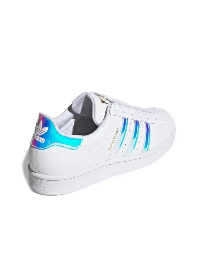 adidas Stellasport Superstar II White/Blue/Pink shoes - Image 4