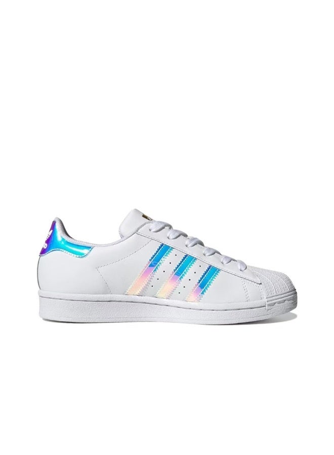 adidas Stellasport Superstar II White/Blue/Pink shoes - Image 3