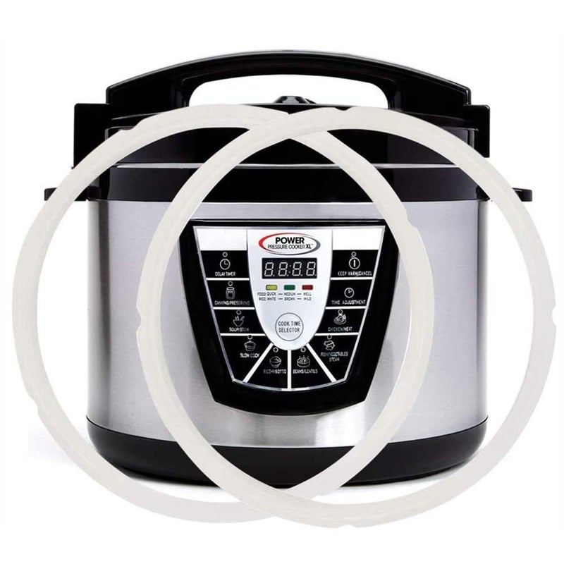 ZoneFly حلقة ختم أصلية لطباخ الضغط الكهربائي 10 لتر بديل حلقة ختم سيليكون 2 عبوة لطباخ الضغط الكهربائي XL PPC790 PPC773 و WAL4