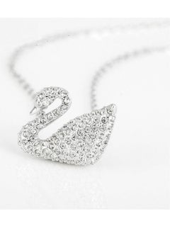 Generic Swan Necklace With Crystals  - Image 2