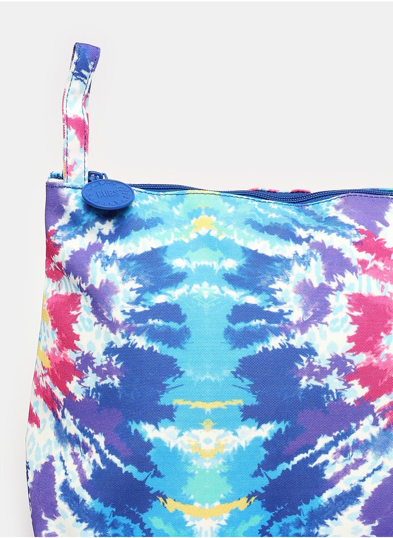 CUBS Turquoise Tie Dye clutch  bag  - Image 3