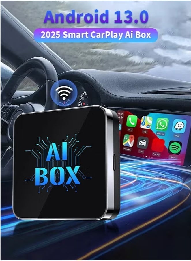 New Wireless CarPlay Adapter AI Box Supports YouTube Netflix and More Plug and Play - Image 1