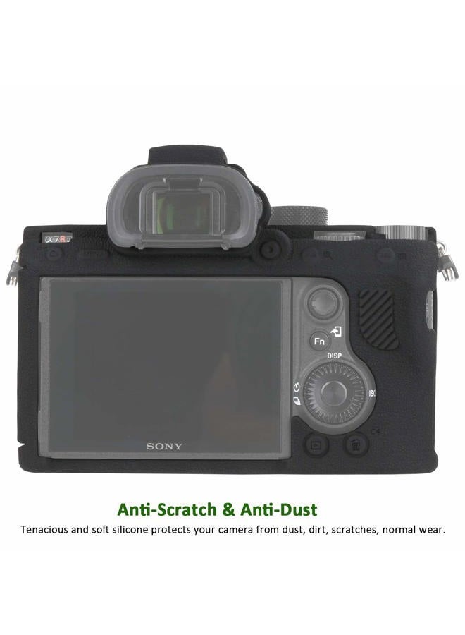Easy Hood Camera Case for Sony Alpha 7III Silicone Protective Body for Sony ILCE-7RIII A7R3 A7R M3 a7riii A7M3 A7 III Camera Soft Rubber Housing Case Skin - Image 2