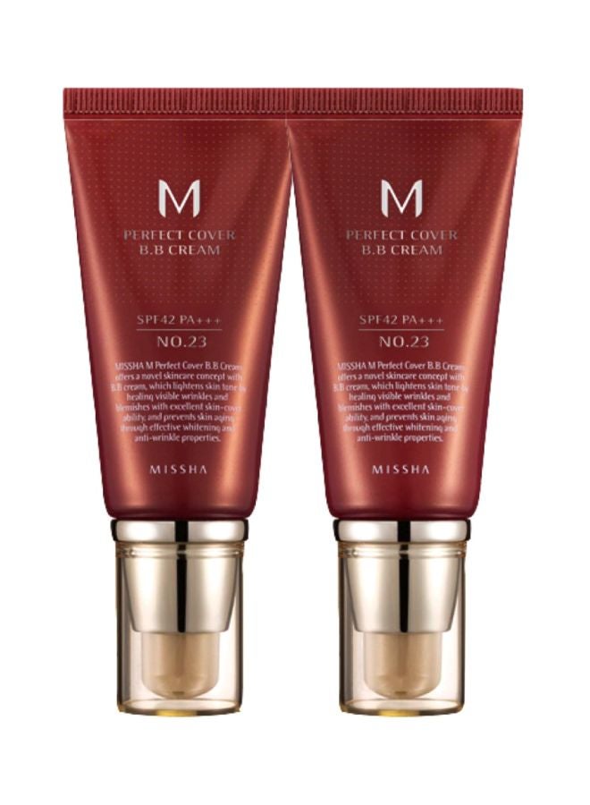Missha M Perfect Cover Bb Cream Set 23 Natural Beige