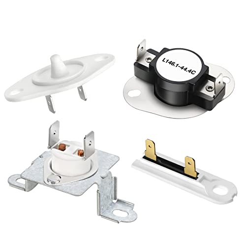 Blutoget 279973 & 3392519 & 8577274 Dryer Thermal Cut-Off Fuse Kit with Thermistor Control and Thermal Fuse by Blutoget -Compatible for Whirlpool, Ken-more, Sam-sung, May-tag electric Dryers. - Image 1