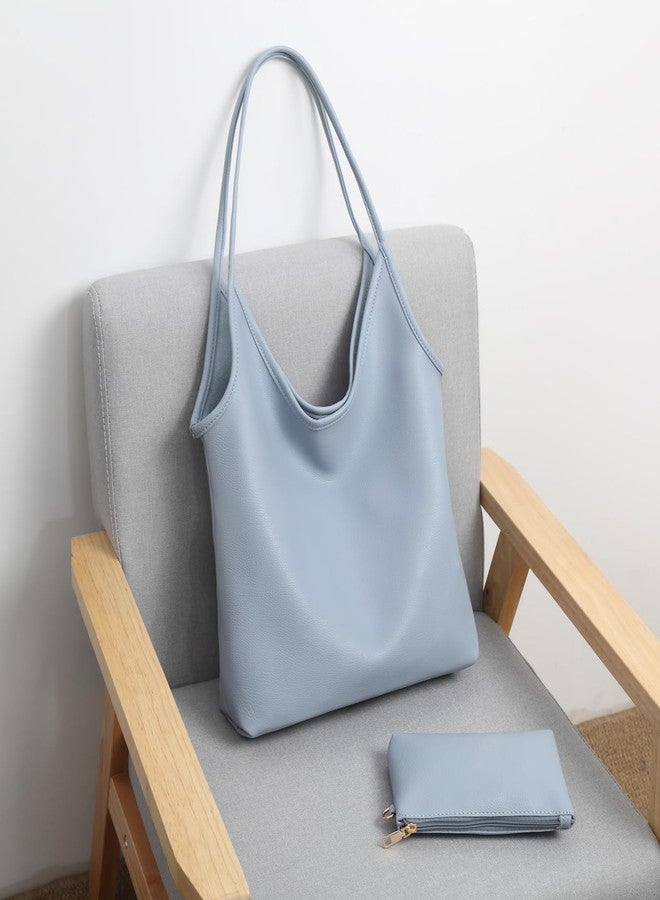 YAVCOOL Hobo Bags Purse for Women Soft Slouchy Hobo Shoulder Bag Designer Ladies Large Leather Everyday Handle Handbag - Image 2