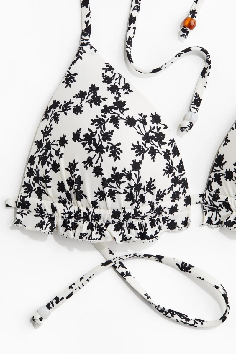 اتش اند ام Push-up triangle bikini top