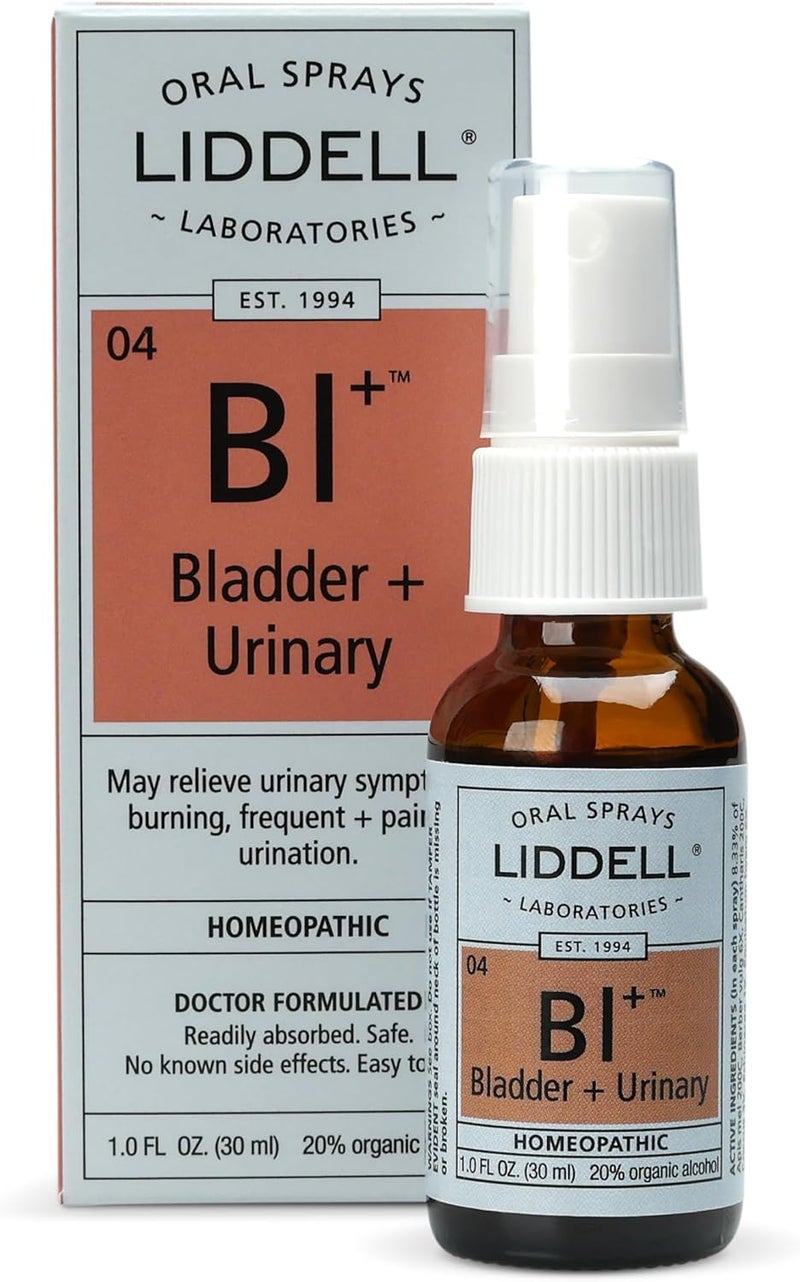 Liddell Homeopathic Bladder and Urinary Spray, 1 Fluid Ounce