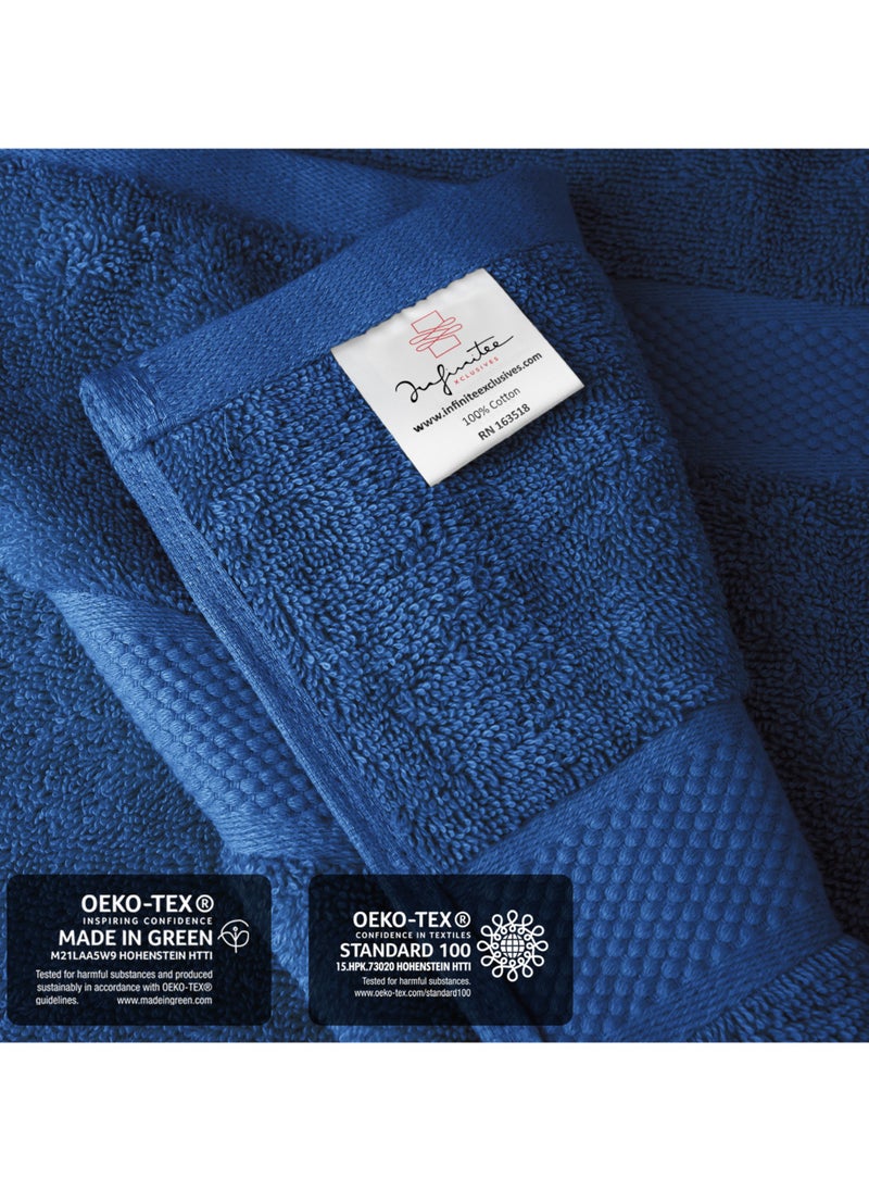 Premium Blue Bath Sheets – Pack of 2, 90cm x 180cm Large Bath Sheet Towel - 100% Cotton Ultra Soft and Absorbent Oversized Towels for Bathroom, Hotel & Spa Quality Towel by Infinitee Xclusives - pzsku/Z8E58E488FB05D4931AD2Z/45/_/1730961355/ce72be1c-b146-40d8-b311-ce5d09d60008