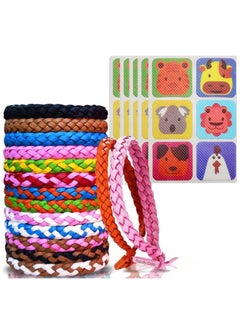 Mosquito Repellent Bracelet, 15 Pack Bands & 30 Stickers for Adults, Kids Babies - Premium Quality, Made of 100% Natural Plant Essential Oil Outdoor Protection up to 300 Hours