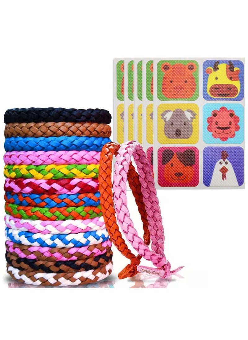 Y&D - Mosquito Repellent Bracelet, 15 Pack Bands & 30 Stickers for Adults, Kids Babies - Premium Quality, Made of 100% Natural Plant Essential Oil Outdoor Protection up to 300 Hours - Image 1