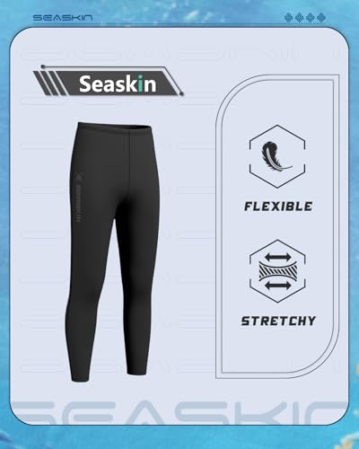 Seaskin 2mm Mens Wetsuit Pants - Image 3
