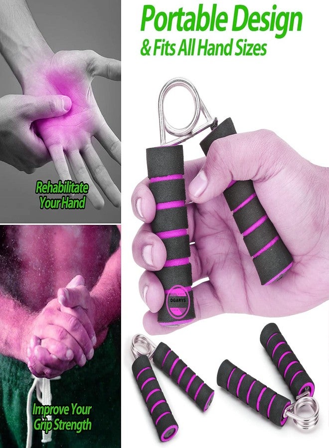 DGARYS Hand Gripper Forearm Exerciser Wrist Fitness Foam Hand Grip Strength Trainer and Strengthener for Men and Women (Multicolor, Pack of 2) - Image 4