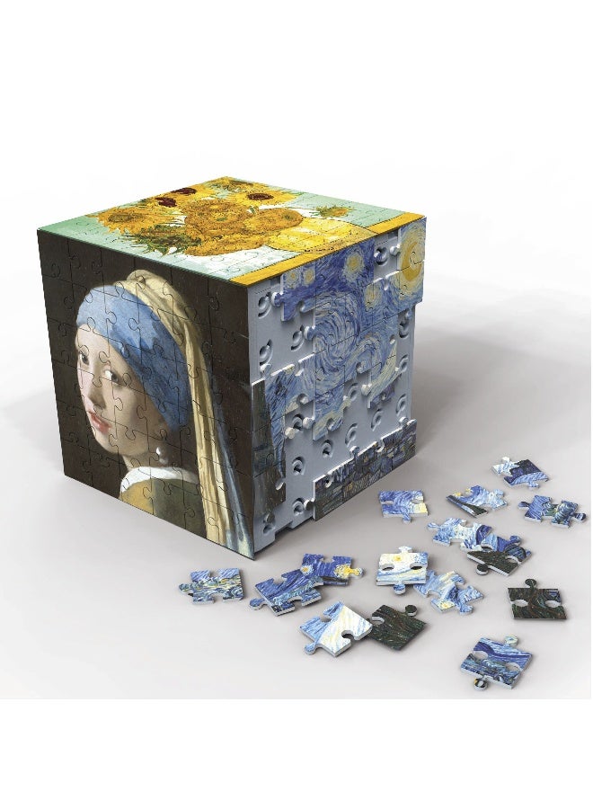 EDUCA فن الألغاز ثلاثي الأبعاد تحدي الألغاز على شكل مكعب مع إجمالي 216 قطعة. - Image 2