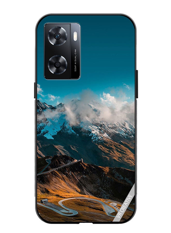 VR CREATIVE Protective Case Cover For OnePlus Nord N20 SE Road And Mountains Design Multicolour - Image 1
