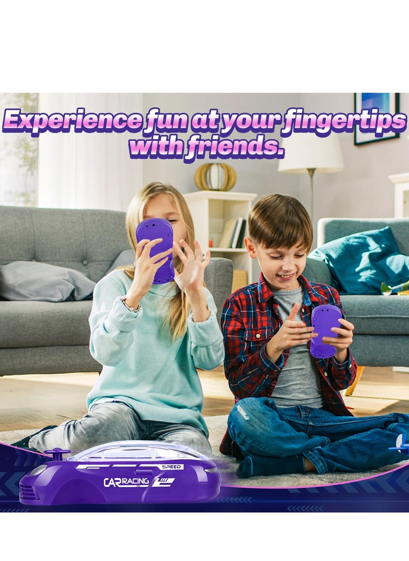 SYOSI - Handheld Car Racing Game for Kids, Simulation Racing Car Game Machine, Console Brain Game Thinking Training Large Screen, Exercise Hand-Eye Coordination for Children - Image 1