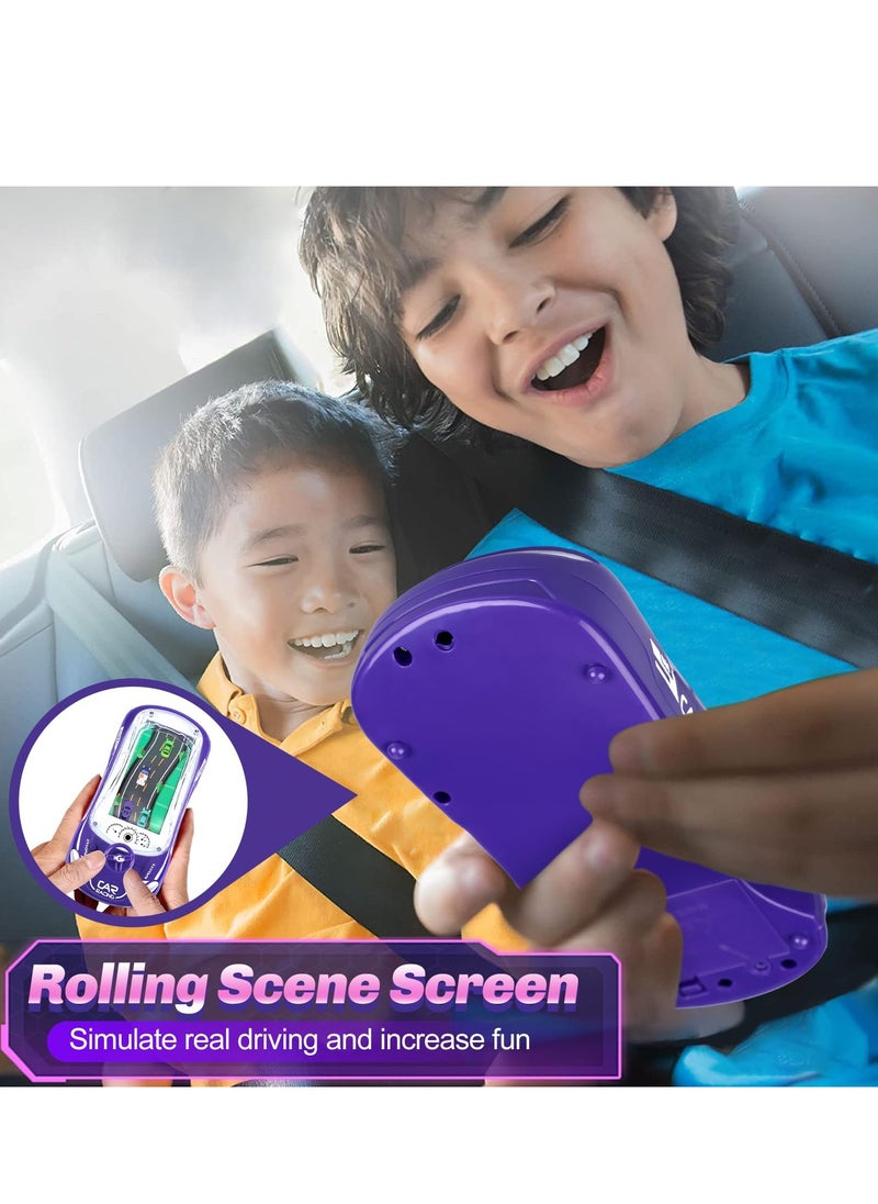 SYOSI - Handheld Car Racing Game for Kids, Simulation Racing Car Game Machine, Console Brain Game Thinking Training Large Screen, Exercise Hand-Eye Coordination for Children - Image 1