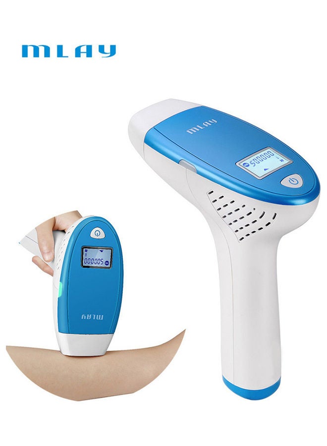 MLAY IPL Laser Hair Removal Device White/Blue - Image 1