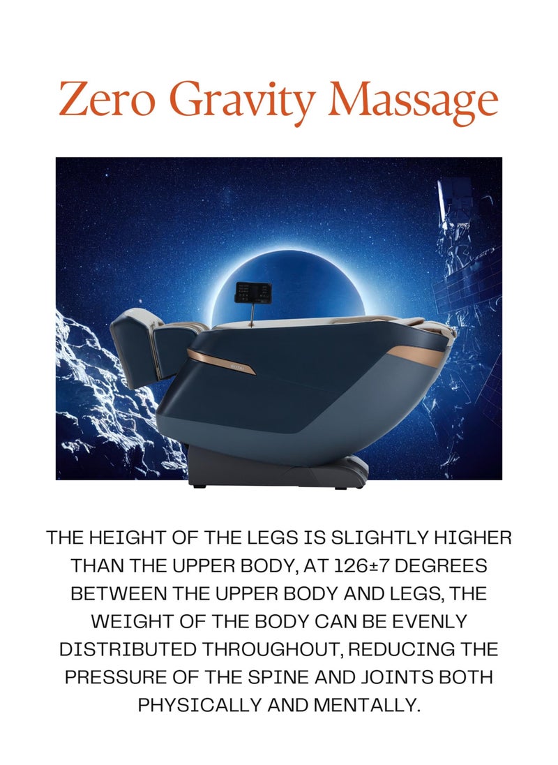 Jimny Massage Chair, Magnetic Massage Mechanism, 22 Auto Programs, Heat Theraphy, Zero Gravity, Intelligent Voice and Bluetooth - Massage Chair with 10 Years Warranty - Blue - pzsku/Z8E598152E511D5E162B0Z/45/_/1738651077/9f134488-6a25-4e11-b2bc-65d663f59dfc