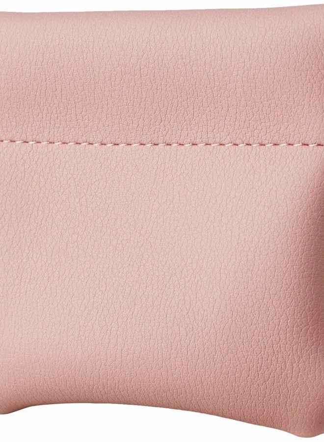Travelambo Leather Squeeze Coin Purse Pouch Change Holder For Men & Women, Access Pink Lotus, One size - Image 2