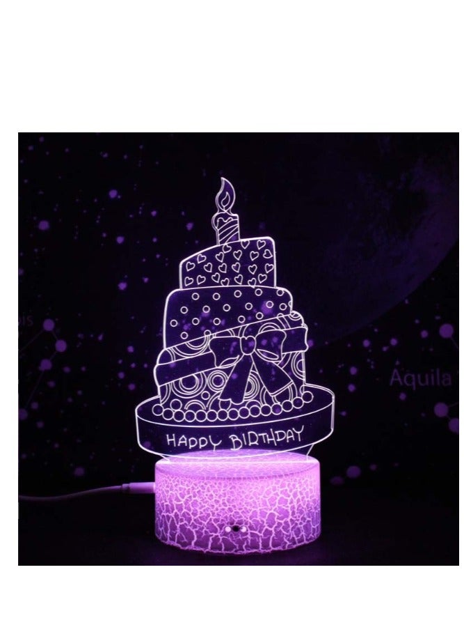 OASIS-TH 3D LED Night Light For Lovers, Gifts For Valentine's Day Or Birthday gift , 16 Colours Changing with Remo control  - Image 2