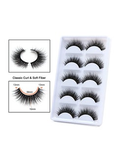 Lashes 5D Faux Mink Lashes 100% Handmade Luxurious Fake Eyelashes Lightweight Fluffy False Eyelashes 5 Pairs Pack (Pretty) - pzsku/Z8E59A511464C59331FCDZ/45/_/1694504196/4dda501b-ae1b-41f9-8176-35c491c626d6