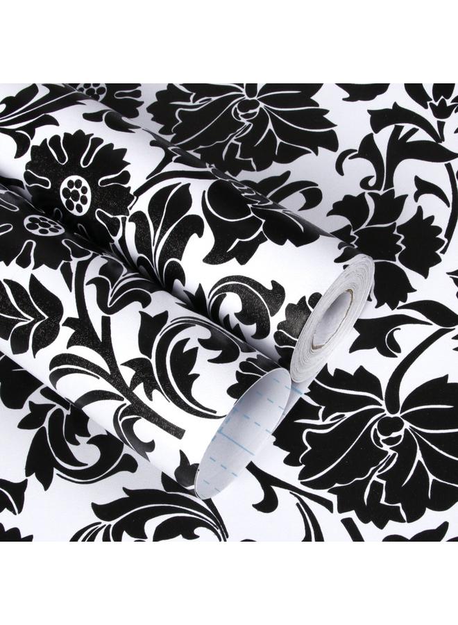 Bluejw Bedroom Wallpaper Self-adhesive Living Room Dormitory Stickers Background Leaves Wallpaper Self-adhesive Rental Room Renovation Wall - Image 5